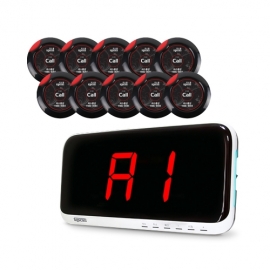 [씨스콜] 국산 고성능 신형 모니터 SR-A2001 + 슬림 호출벨 ST-200 블랙 10개 세트