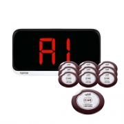 [씨스콜] 고성능 사용자 음원 추가 기능/신형 모니터 SR-A2001 + 슬림 호출벨 ST-200 밀키와인 10개 세트