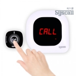 [씨스콜] 사각슬림호출벨 미니수신기 세트 (SR-300F 모니터 1개 +ST-800 호출벨 1개)