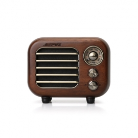 [에펠] 앤티크한 디자인!/캠핑장/매장/가정집/레트로 감성 블루투스 스피커 KA-30BT 호두나무케이스 국산스피커/C타입 충전/라디오기능