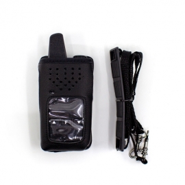 [HK}] 에이치케이 HK-407 / HD-400 무전기용 가죽케이스 무전기집 어깨끈 포함