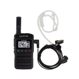 [로그] 라디오텍 DFR-T5 무전기용 리시버 로그 IN-8000T 경호용이어마이크