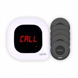 [씨스콜] 호출 방수벨 미니모니터 세트 (SR-300F 수신기 1개 +ST-300 송신벨 5개)