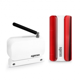 [씨스콜] SDS-200 무선 문열림감지 센서벨 SLL-400 경광등 세트