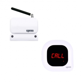 [씨스콜] SDS-200 무선 문열림감지 센서벨 SR-300F 미니 FND모니터 세트