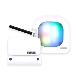 [씨스콜] SDS-200 무선 문열림감지 센서벨 SR-301L 미니 LED모니터 세트