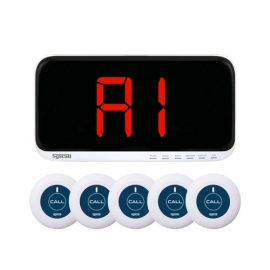 [씨스콜] 모니터 SR-A2001 + 신형 호출벨 ST-A1 화이트 5개 세트