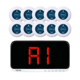[씨스콜] 모니터 SR-A2001 + 신형 호출벨 ST-A1 화이트 10개 세트