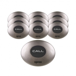 [씨스콜] ST-300S 메탈릭 컬러 초슬림 신형 방수 호출벨 10개 세트 / 오염과 손상 최소화!!!