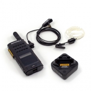 [모토로라] SL2M 슬림형 디지털무전기 1대 로그풀세트 충전거치대 이어마이크 포함