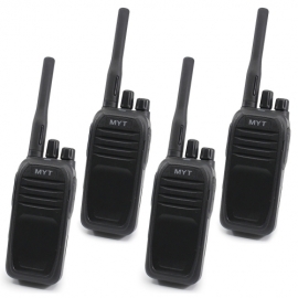 [민영정보통신] LOG-D33 신형 DMR 디지털 무전기 4대 세트 / 대형백화점 / 주차장 / 건설현장 / 보안팀 / 산악회