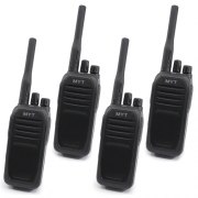 [민영정보통신] LOG-D33 신형 DMR 디지털 무전기 4대 세트 / 대형백화점 / 주차장 / 건설현장 / 보안팀 / 산악회