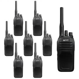 [민영정보통신] LOG-D33 신형 DMR 디지털 무전기 8대 세트 / 대형백화점 / 주차장 / 건설현장 / 보안팀 / 산악회