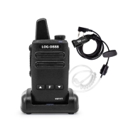 [HK] 디지털 생활무전기 LOG-D888 히든디스플레이 1대 풀세트 경호용이마이크 포함
