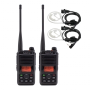 [라디오텍] DRT-880 디지털 업무용 무전기 2대 풀세트 (이어마이크 포함)