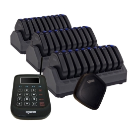 [씨스콜] SGP-300R-30C 블랙 프리미엄 다이아 진동벨 30개세트 - 로고스티커 무료제작