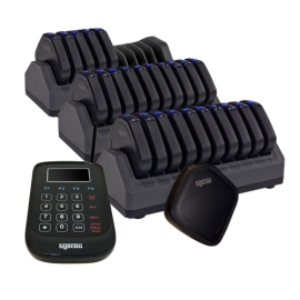 [씨스콜] SGP-300R-25C 블랙 프리미엄 다이아 진동벨 25개세트 - 로고스티커 무료제작