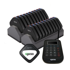 [씨스콜] SGP-300R-20C 블랙 프리미엄 다이아 진동벨 20개세트 - 로고스티커 무료제작