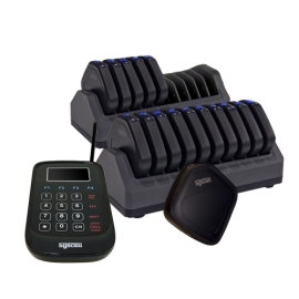 [씨스콜] SGP-300R-15C 블랙 프리미엄 다이아 진동벨 15개세트 - 로고스티커 무료제작