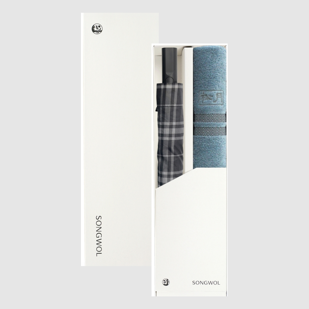 송월 2단 뉴 모던체크+송월 노을 2종세트 [SU2종-06]