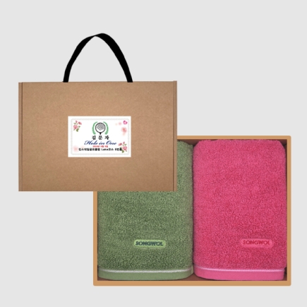 송월 컬러풀 (170g)-[2매] 손잡이박스