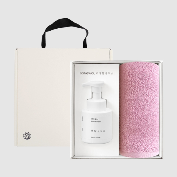 송월 라이트무지 (130g) + 생활공작소 핸드워시-[2종]