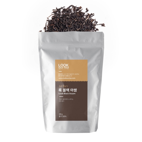 룩 블랙 아쌈 / 잎차200g홍차 블렌딩