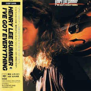 HENRY LEE SUMMER / I've Got Everything (USED) HENRY LEE SUMMER / I've Got Everything (USED)