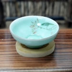 경덕진 옥빛 만개 찻잔