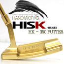 ::[히스케이 정품]:: HISKEI HK-350 골드 단조-FORGED 퍼터 - 골드 이온도금처리 / 페이스 CNC 밀링처리