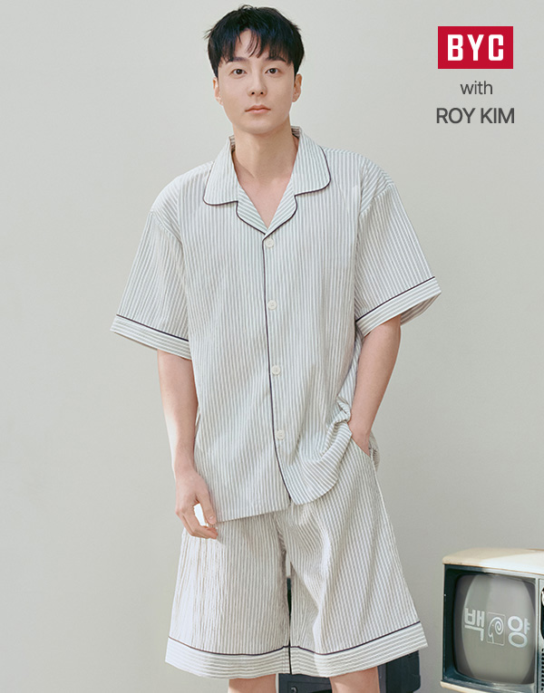 시어서커 반팔잠옷세트[NSZ1001]