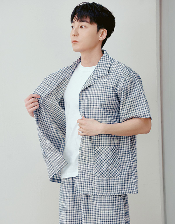 시어서커 반팔잠옷세트[NSZ1005]