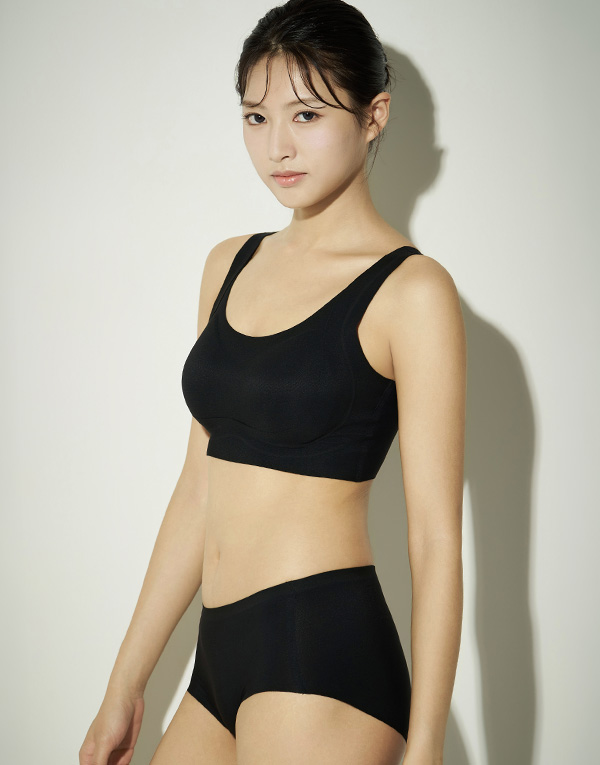 아미에<BR/>찰핏 아이스 초경량 브라&팬티 SET
