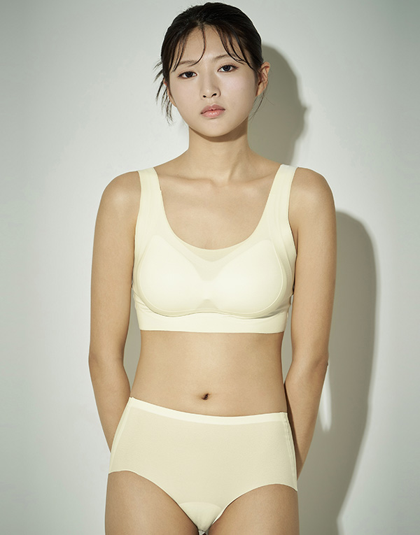 아미에<BR/>찰핏 아이스 초경량 브라&팬티 SET