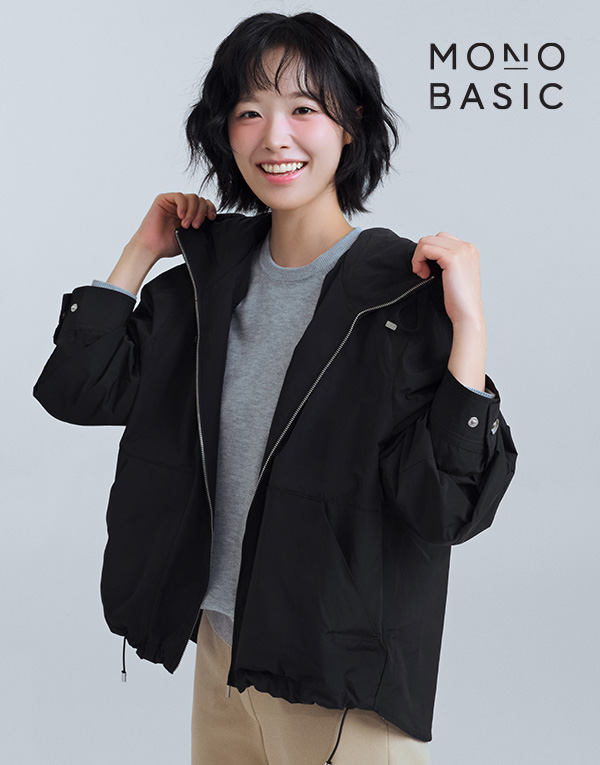 모노베이직<BR/>여성 후드점퍼[MOW1800]