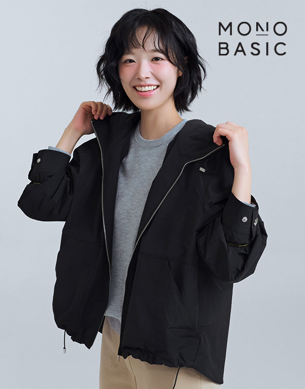 모노베이직<BR/>여성 후드점퍼[MOW1800]