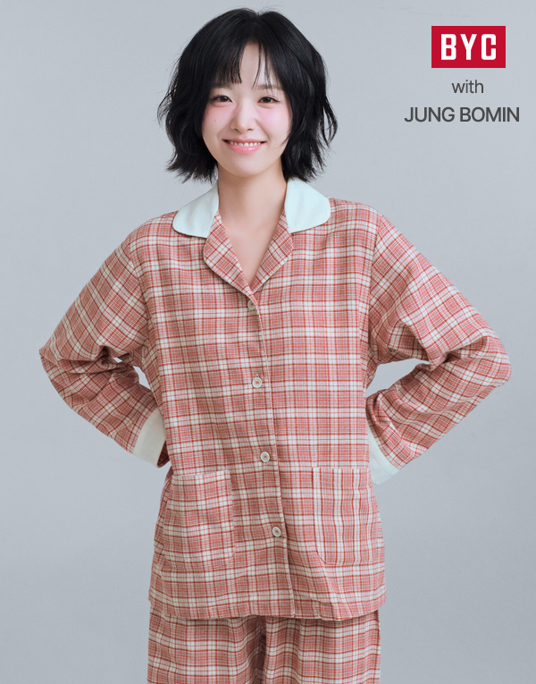 면선염-기모여잠옷세트[MCF6504]