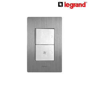 르그랑 타비앙 데코 알루미늄 2구스위치 FAN 마그네슘헤어라인