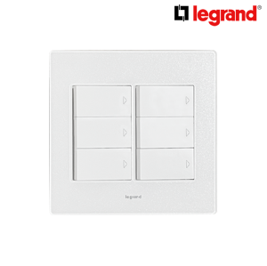 르그랑 타비앙 데코 아크릴 6구스위치 밀크화이트펄