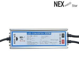 넥스타 LED전용 고급형 방수 국산 SMPS 24V 500W 조명기구용컨버터