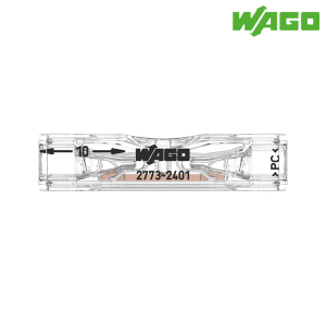 와고 단선 전용 푸쉬콘넥터 백색  2P 직결형 2273-2401(0.5~4mm)