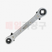 자동차 에어컨 정비용 사각 냉동라쳇렌치 SM-122 겸용