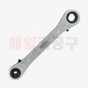 에어컨 정비용 냉동라쳇렌치 사각 육각 겸용 SM-123