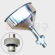 국산 스테인리스 엔진오일 주입 깔때기 나사 탈부착식 S