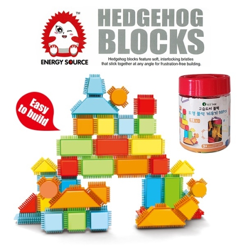고슴도치-도형블럭끼우기(98pcs)