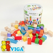 원목칼라블럭(50PCS)