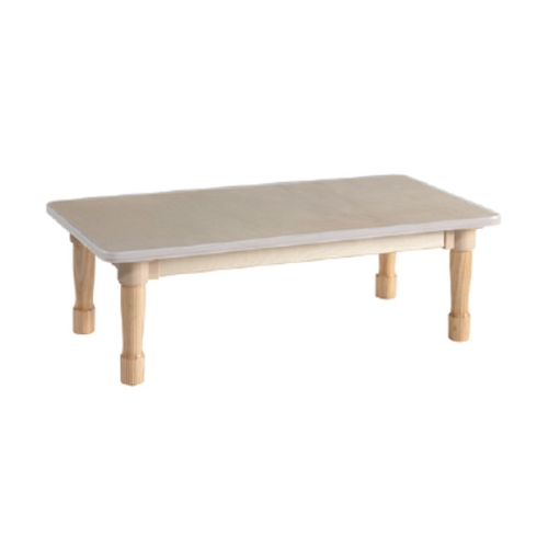 자작합판낮은안전책상(사각실리콘)(11300622-1)