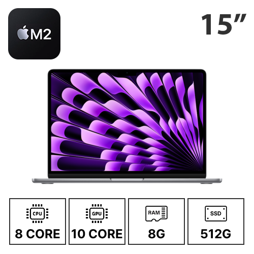 15인치 애플 맥북에어 M2/8C/10G/8G/512G 중급형 (1~6개월)