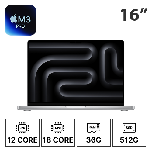 16인치 애플 맥북프로 M3 PRO/12C/18G/36G/512G 중급형 (1~6개월)