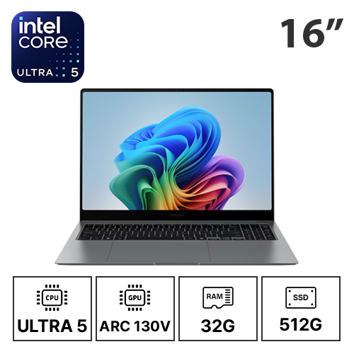 16인치 삼성 갤럭시북5 프로 NT960XHA U5-S2/Arc130V/32G/512G (24/30/36개월)